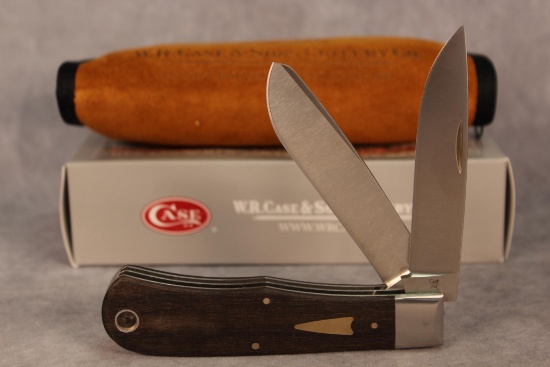 2019 Case XX Tony Bose Collab Ebony Wood Smooth Bullnose Trapper