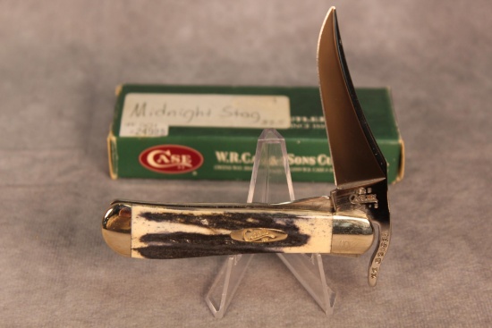 2002 Case XX Black Bone/Midnight Stag Serial #001 Russlock