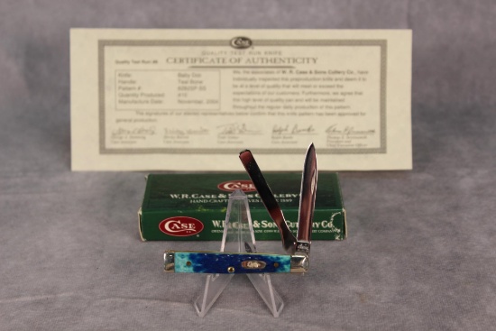 2005 Case XX Teal Bone Test Run Baby Doc w/COA