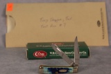 2002 Case XX Teal Bone Tiny Trapper Test Run w/COA