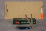 2005 Case XX Teal Bone Baby Doc Test Run Knife w/COA