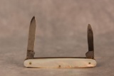 Cattaragus Cutlery Mother of Pearl Two Blade Pen Knife