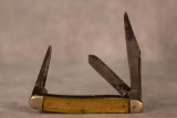 1905-20 Case Bradford PA Gold Sparkle Three Blade Stockman