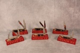 Six 2021 Case XX Purple Bone Knives (six times the money)