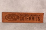 Case XX Engraved Wood Display Plaque, 20in. Across