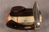1980 Case XX Sidewinder Side Release Lockblade Folding Knife w/Sheath