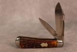 Antique Case Bros. Little Valley Red Bone Jack Knife