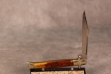 Antique W. R. Case & Sons 61051 Bone Handle Fishtail Knife