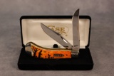 2019 Case XX Saddlehorn with Halloween Scrimshaw by Gary Harbour
