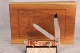 1994 Case XX Custom 'Ghost Dancer' Trapper with Inlaid Handle