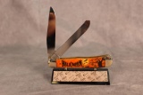 Case XX Trapper with Halloween Scrimshaw by Gary Harbour