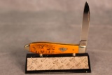 Case XX Teardrop with Halloween Scene Scrimshaw By Gary Harbour