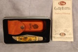Case XX 2007 Treasure Hunt Large Folding Hunter Knife with Sheath in Tin, 1 of 475