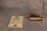 2010 Case Collectors Club Exclusive Rogers Jigged Bone Antique Bone Large Trapper
