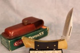 2001 Case XX Black Synthetic 'Hammerhead' Lockback with Sheath