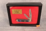 2012 Case XX Navy Blue Copperhead w/Chevrolet Shield & Blade Etch