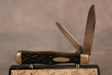 1920-40 Case XX Black Handle Swell Center Jack Knife