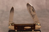 1977 Case XX 62131 Red Bone Canoe with Blade Etch