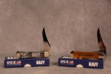 Two 2020 Case XX US Navy Russlocks