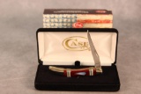 2012 Case XX Red Gold Jasper & Mother of Pearl Tiny Toothpick