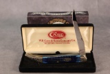 2007 Case XX Navy Blue Bone Large Toothpick, Serial # on blade
