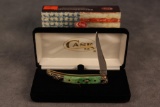 2019 Case XX Worked Bolster Emerald Green Bone Standard Jig Tiny Toothpick