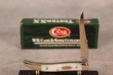 2003 Case XX Mother of Pearl Toothpick with Texas Rangers Blade Etch, 1 of 50