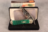 Wild Horse Custom Case XX Malachite Gemstone Russlock