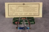 2006 Case XX Teal Bone Tiny Muskrat Test Run Knife  w/COA