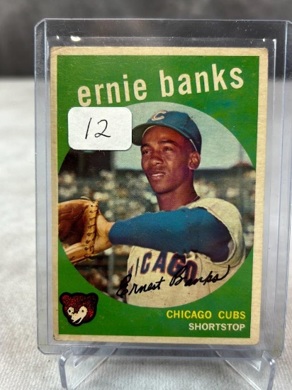 1959 Topps Ernie Banks--ex cond