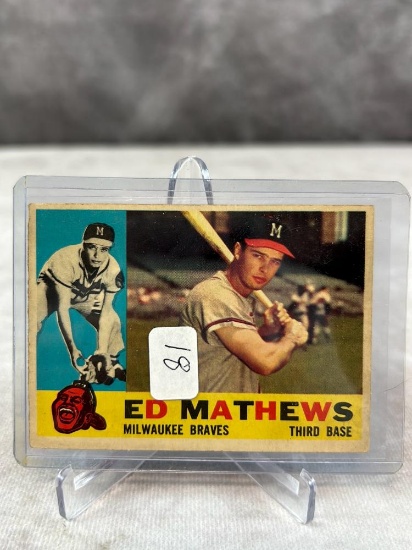 1960 Topps Eddie Mathews #420