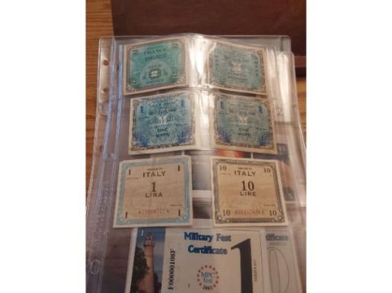 LOT OF MILITARY CURRENCY