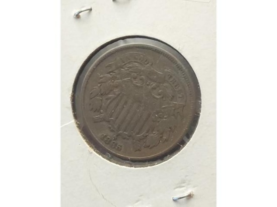 1865 2-CENT PIECE AU
