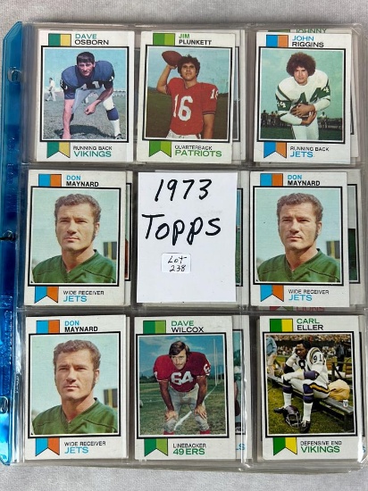 (160) 1973 Topps Football - with stars