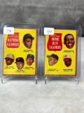 1962 Topps Homerun Leaders - Mays, Robinson, Clemente