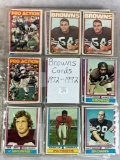 (241) 1972-1992 Browns Cards - Kosar, Sherk, Darden, Pruitt, Dieken, Ozzie, Matthews, Dixon, Mack