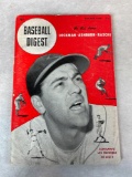 1948 Baseball Digest With Lou Boudreau On Cover