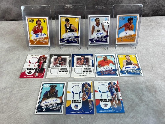 (12) Autograph & GU Basketball Cards - Mikal Bridges, Alpren Sengun, Keon Johnson & More