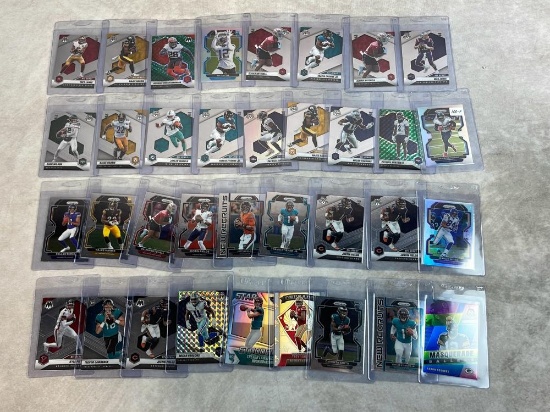 (35) 2021 Mosaic Football Rookies, Silver Prizm & More - LOADED $$$