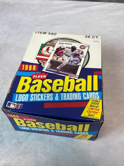 1988 Fleer Baseball Unopened Box