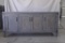 Wood TV stand, three door