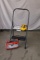 SimpleSpaces stool, Crescent ratchet set, and YellowJacket 50ft extension cable