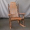Full size hickory rocking chair