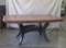 Walnut table, 66x42in with two 11in leaves