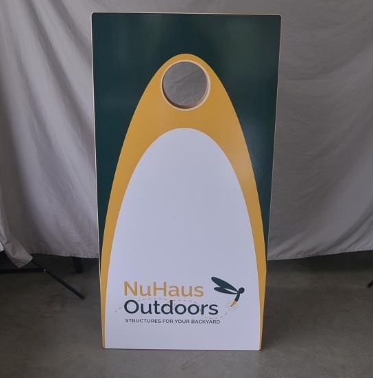 Cornhole set, bags and boards