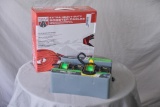Heavy duty, 16ft booster cables with ratchet straps