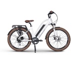 Ebike:  METRO(S) LS- WHTÂ Magnum Metro S Low Step- White-Metallic BlueÂ 