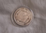 .999 One troy ounce silver round Commemorating the 25th Anniversary of the Relief Sale