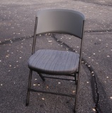 Lifetime padded folding chairs, set of four
