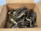 Box of Butt Plates, Triggers, Guards, Measurers, Misc Gun Items